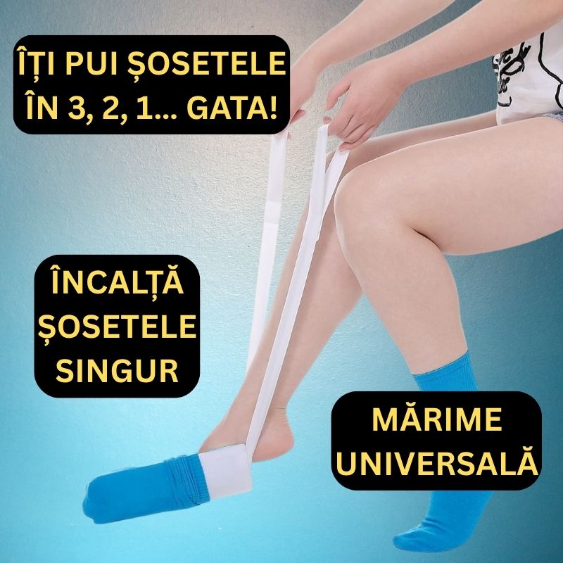 Ușor pe Picior - ajutorul pentru încălțat șosete